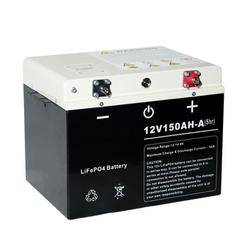 аккумуляторная система Lifepo4 с гарантией качества 12v 150Ah, предназначенная для домашнего или коммерческого использования с защитой BMS Изображение