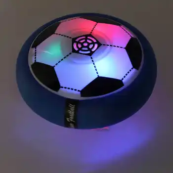 Игрушка для футбольного мяча в режиме парения, красочная светодиодная игра для координации тела, футбольная игрушка на открытом воздухе, плавающая футбольная игрушка для детей, семейная интерактивная игровая игрушка Изображение