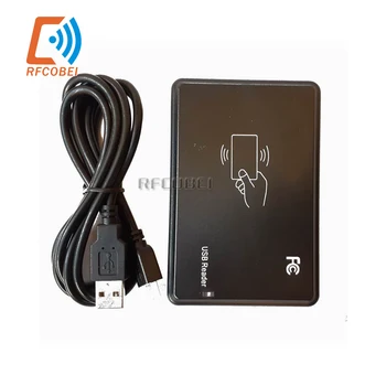15 Видов формата RFID 125 кГц EM4100 USB-Считыватель для считывания смарт-ID-карт Избегайте Привода 125 кГц Бесконтактной Системы контроля доступа к Двери Изображение