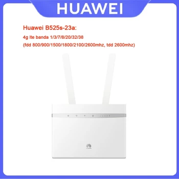 Разблокированный Huawei B525s-23a 300 Мбит/с 4G LTE Расширенный CAT6 Беспроводной AC 1000M LAN WiFi маршрутизатор бесплатная антенна 2шт Изображение