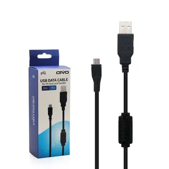 2 М Кабель для зарядки и передачи данных для Sony PS4, кабель для зарядки контроллера, игровые ручки, Кабель для зарядного устройства для Sony PS4, игровые аксессуары Изображение