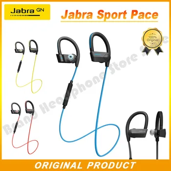 Оригинальные беспроводные наушники-вкладыши Jabra Sport Pace True Bluetooth, спортивная музыкальная гарнитура, защита от пота с микрофоном, громкая связь Изображение