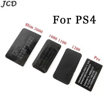 JCD 2ШТ для консоли PS4 slim Наклейка с этикеткой, наклейка на корпус, Этикеточные уплотнения для консоли ps4 2000 1000 1100 1200 pro Изображение