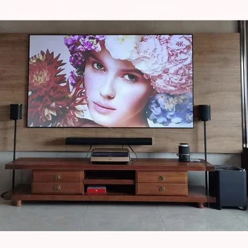 Сверхузкокадровый 100-дюймовый узкокадровый проекционный экран HD UST ALR формата 16:9 с коротким ходом Изображение