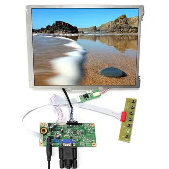 Плата контроллера VGA LCD со светодиодной подсветкой 10,4 дюйма 800x600 Заменяет G104SN03-V1 Изображение