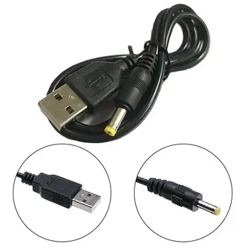 2 В 1 Кабель 0,8 м USB Зарядное устройство для PSP 1000 2000 3000 USB 5 В Зарядный Штекер Кабель для зарядки от USB до DC 1A Штекер Шнур Питания Игровой Доступ Изображение