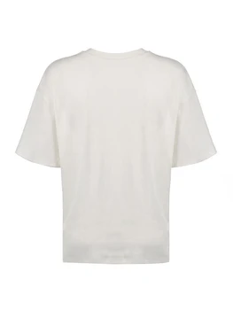 Женские летние свободные топы Y2k с круглым вырезом и коротким рукавом, 3D бюстгальтер с принтом, модная повседневная футболка в готическом стиле Изображение