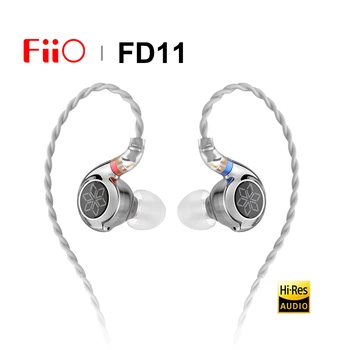 FiiO FD11 1DD Динамический драйвер Для наушников-вкладышей Мониторы Наушники Hi-Res Аудио Наушники со Съемным кабелем 2pin 0,78 мм Гарнитура Изображение