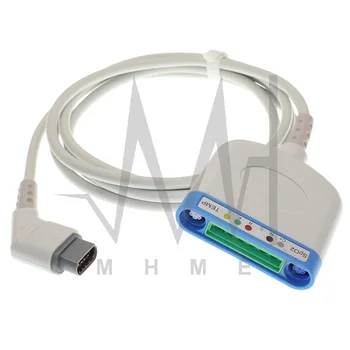 Мультиканальный магистральный кабель с 6 выводами для ЭКГ-контроля Spo2/ECG/TEMP для монитора Siemens/Drager MS20093 16P, промежуточного адаптера AHA или IEC Изображение