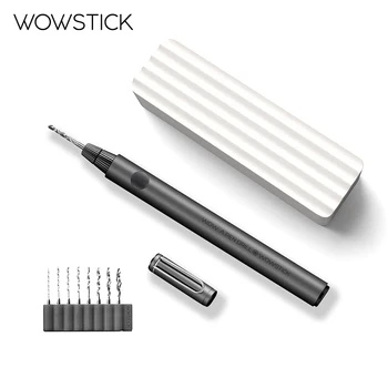 Wowstick 11 в 1 Портативная Мини-Электрическая Дрель-ручка с 8 Битами, Комплект Для Беспроводной Дрели, USB-Зарядка, Многоцелевой Электроинструмент Изображение