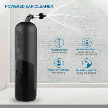 Новое Перезаряжаемое электрическое средство для удаления ушной серы, автоматическое средство для чистки ушей, портативное водонепроницаемое средство для домашнего использования Изображение