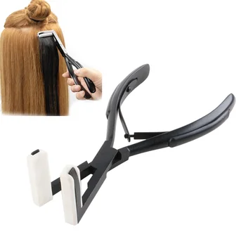 Плоскогубцы для волос с лентой, плоскогубцы для волос с лентой, Инструменты для наращивания волос 4,5 см, Эргономичный Изображение
