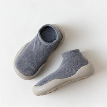 Детская обувь для малышей, весенне-осенние новые носки, обувь для малышей, носки для мальчиков и девочек, напольные носки, детские носки, обувь Изображение