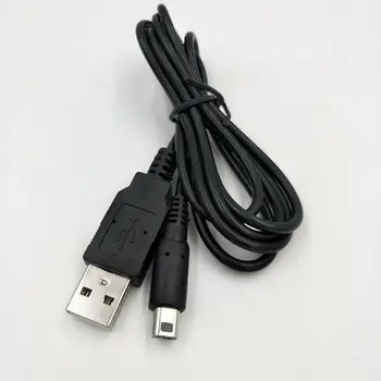 500 шт. лот 1,2 М USB Дата Зарядное Устройство Зарядный Кабель Питания Шнур Синхронизации данных Зарядный Кабель Для Nintendo 3DS 3DS XL LL Изображение