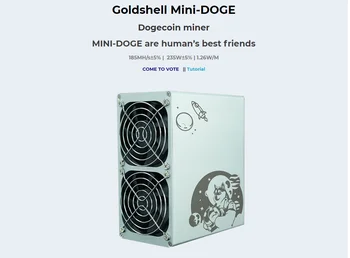 ETH BTC DOGE-minero LTC Mini DOGE с блоком питания 185 мч/с, 235 Вт, mejor que Antminer l7, Innosilicon A9, Whatsminer Изображение