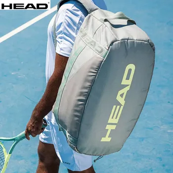 Профессиональная Теннисная Сумка HEAD Pro Duffle Серии Peretini Type 6R 9R Рюкзак Для теннисного корта Большого Пространства Padel Tenis Спортивный Аксессуар Изображение