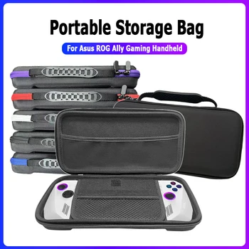 Портативная сумка для хранения ASUS ROG Ally, защитная ткань EVA Oxford, жесткая сумка для аксессуаров для портативных игровых автоматов ROG Изображение