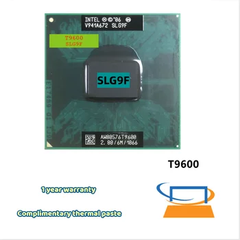 Процессор Intel Core 2 Duo T9600 для ноутбука SLG9F SLB47 6M Cache/2,8 ГГц/1066/Двухъядерный процессор для ноутбука PGA478 GM45 PM45 Изображение