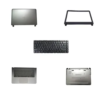 Клавиатура ноутбука, верхний регистр, верхняя задняя крышка ЖК-дисплея, нижняя крышка корпуса для HP 15-BN 15-bn000, черный, США Изображение