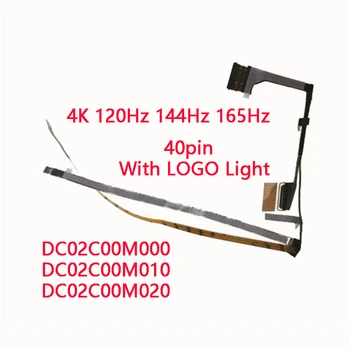 Новый Оригинальный ЖК-дисплей для ноутбука EDP кабель для Lenovo Legion Y7000 R7000 2020 H 4 K 120 Гц 144 Гц 165 Гц DC02C00M000 DC02C00M010 DC02C00M020 Изображение