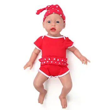 IVITA WG1515 50 см 3,96 кг 100% Полностью Силиконовые Куклы Reborn Baby Реалистичные Голубые Глаза Реалистичные Игрушки для Девочек для Детей Рождественский Подарок Изображение
