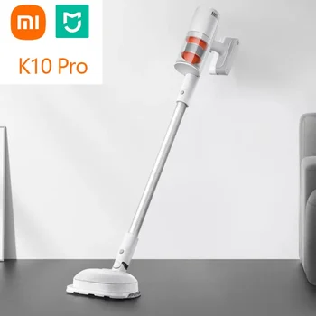 XIAOMI Mijia-aspiradora inalámbrica K10 Pro con pantalla LED, aspiradora eléctrica con doble rotación, cepillos y mopa, 150aw Изображение