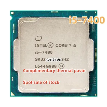 Используемый четырехъядерный процессор Intel Core i5-7400 i5 7400 3,0 ГГц с четырехпоточным процессором 6M 65W LGA 1151 Изображение
