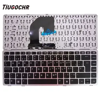 Новая клавиатура для HP Probook 6460b 6465b 6470b 6475b 8460p 8460w 8470p 8470w Серебристого цвета Без указателя Изображение