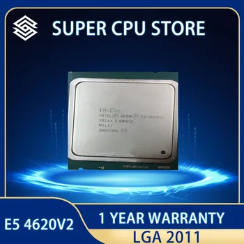 Процессор Intel Xeon E5 4620V2, E5-4620V2 ГГц, 8 ядер, 20 МБ, 2,6 V2, FCLGA2011, 95 Вт, E5 E5-4620 V2, 4620 оригинал Изображение