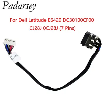 Соединительный кабель для ноутбука DC-in Power Jack для Dell Latitude E6420 серии DC30100CF00 CJ28J 0CJ28J (7 контактов) Изображение