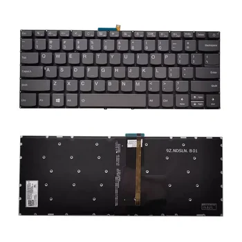 Новая клавиатура США для ноутбука Lenovo Ideapad V330-14ISK V330-14IKB V130-14IKB V130-14IGM V330-14IGM V330-14ARR с подсветкой Изображение