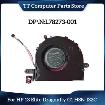 TT Новый Оригинальный Радиатор Вентилятора Охлаждения Для HP qing series 13 Elite Dragonfly G1 HSN-I32C L78273-001 Изображение