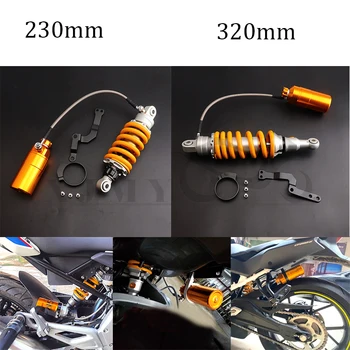 230/320 мм Мотоциклетный Регулируемый Пружинный Воздушный Нитро Задний Амортизатор для Yamaha Honda MSX125/SF Benelli TNT125 135 Dirt Bike Изображение