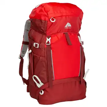 Ozark Trail, 47-литровый гидратационный рюкзак, для походов, кемпинга, путешествий, красный, унисекс Изображение