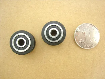 высококачественные шарикоподшипники с полиформальдегидным ПОМ покрытием 625zz, встроенный подшипник + тип H, Общий диаметр: 5*21.3*12.5 мм Изображение