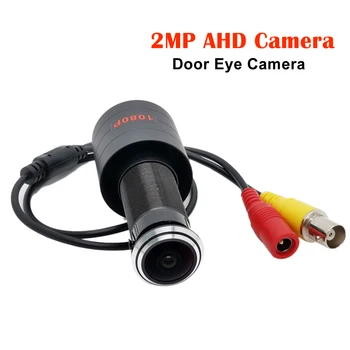 2-Мегапиксельная AHD Дверная мини-камера с отверстием для глаз 150 Градусов Fisheye 1080P HD AHD Bullet CCTV Camera Для 2-мегапиксельной системы AHD DVR Изображение