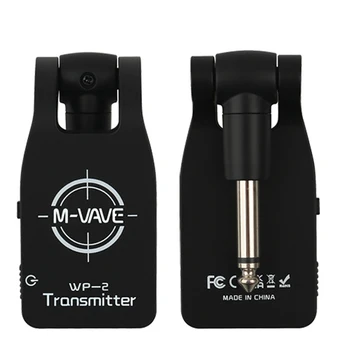 Приемник беспроводного гитарного передатчика M-VAVE 5,8G для бас-усилителя электрогитары WP-2 Беспроводная Гитарная система Изображение